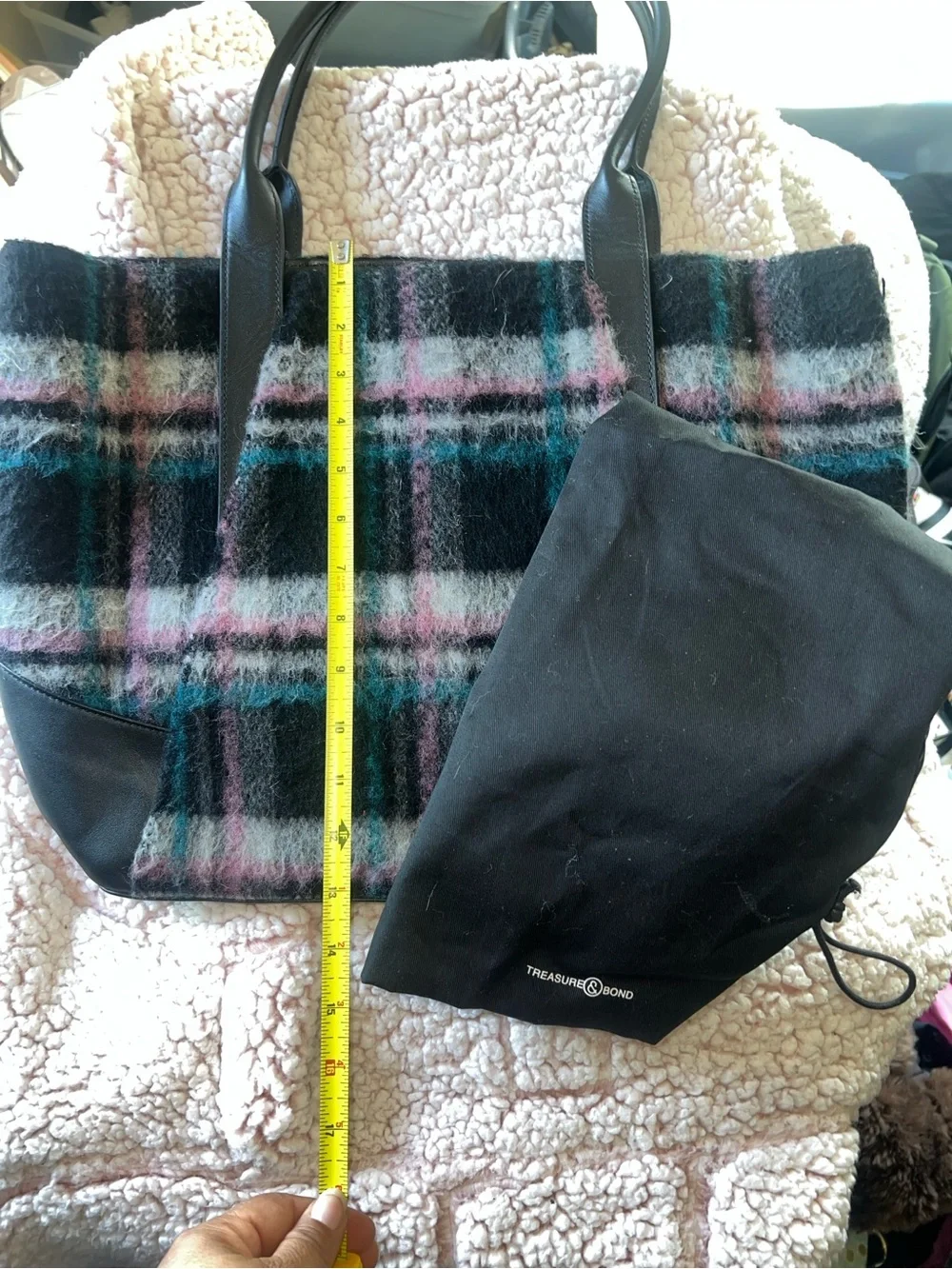 Treasure & Bond fleece tote